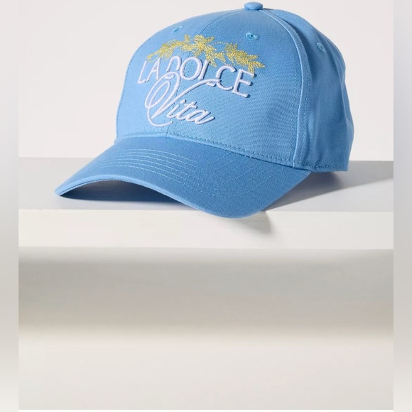 Anthropologie Accessories - Anthropologie NWT Coney Island Picnic Script Baseball Cap